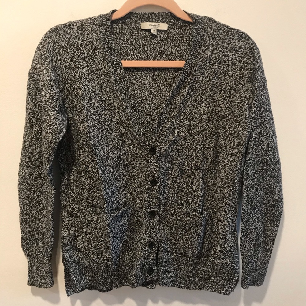 Madewell Cardigan Marled button front